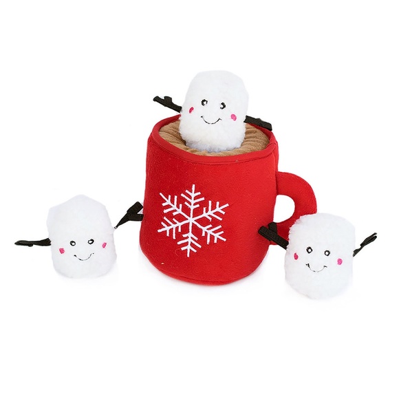 Hot Chocolate & Marshmallow Interactive IQ Dog Toy - Picture 1 of 3